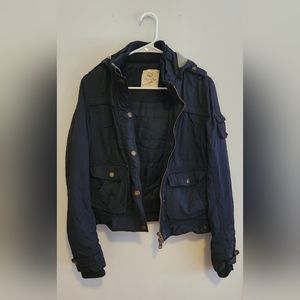 American Eagle Fall/Winter Jacket, Navy Blue, Size Large